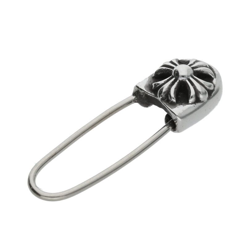 クロムハーツ　セーフティーピンCHプラス シルバーピアス クロムハーツ SAFETY PIN CH PLS R セーフティーピンCHプラス シルバー