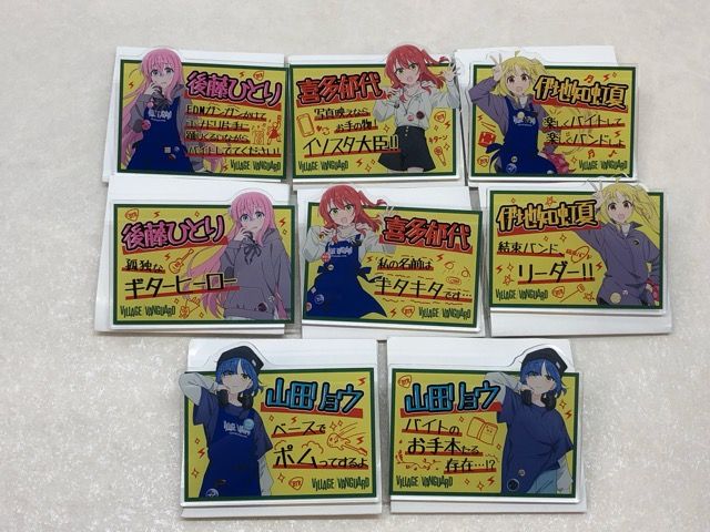 ぼっち・ざ・ろっく!×ヴィレッジヴァンガード ヴィレヴァンコラボ アクリルバッジ  後藤 ひとり 伊地知虹夏 山田リョウ 喜多郁代 全8種類  【P2851-008】110 ぼっち・ざ・ろっく!×ヴィレッジヴァンガード ヴィレヴァン