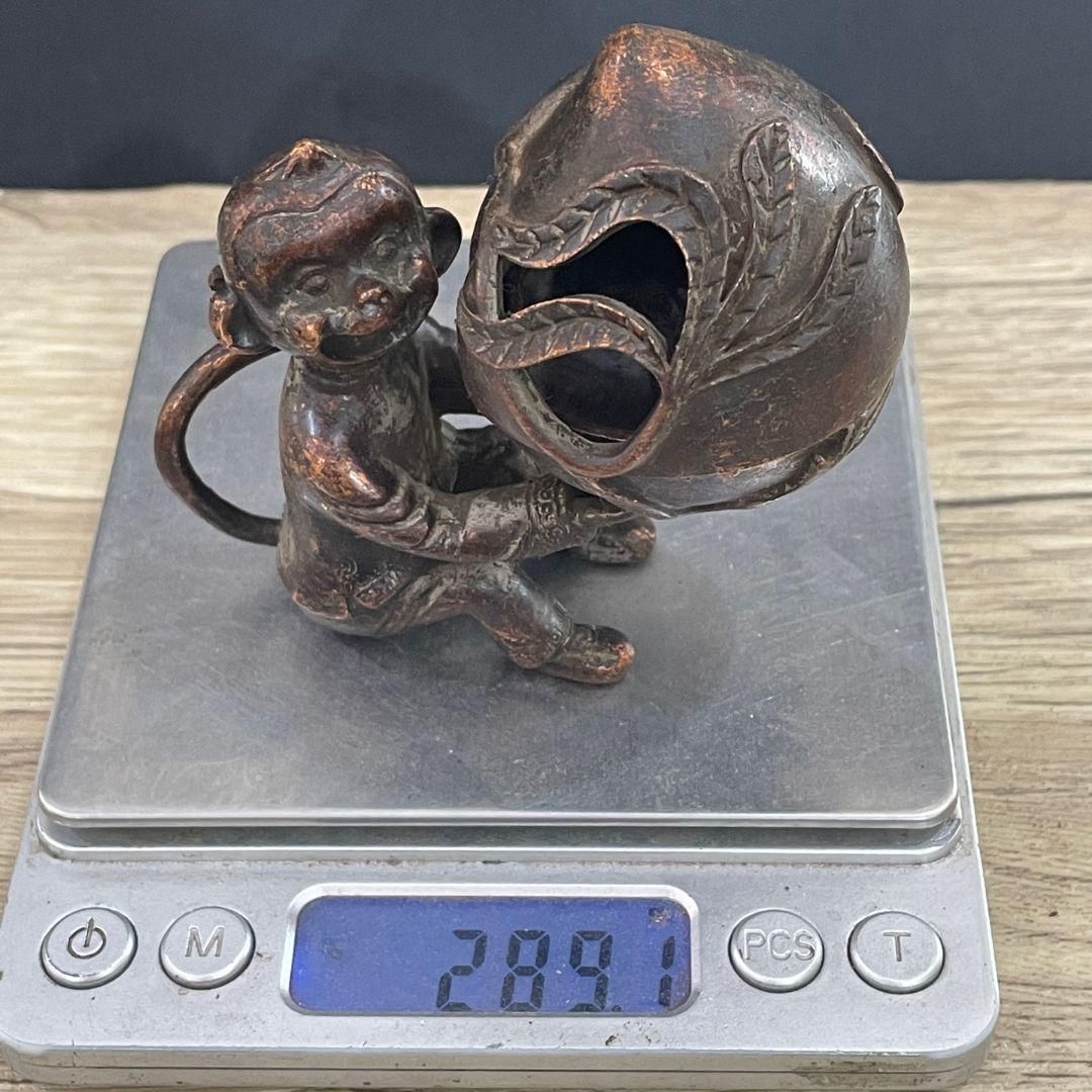猿献寿薫香炉 檀香炉 置物 香道具 装飾品 工芸品 美術品 - メルカリ
