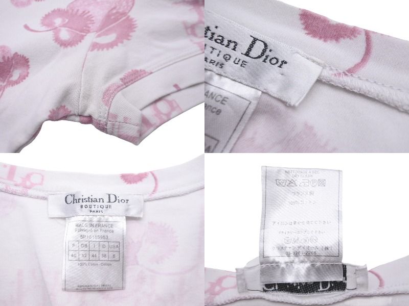 Christian Dior クリスチャンディオール 半袖Ｔシャツ トロッター 花柄 ...