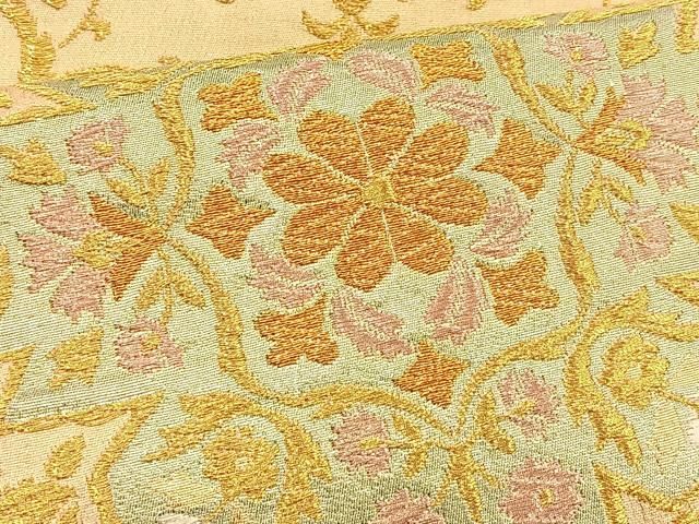 平和屋着物◎六通柄袋帯 花菱文 金銀糸 正絹 逸品 BAAT1876if - メルカリ