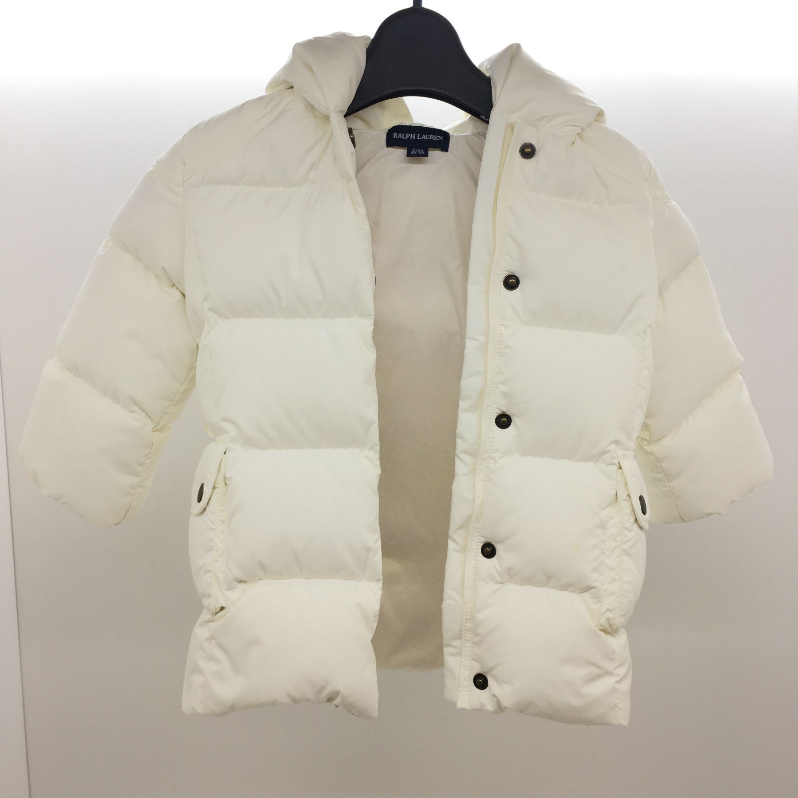 Ralph Lauren ホワイト ダウンコート 24M Ralph Lauren 24M(85〜90cm)ホワイト ダウンコート Ralph Lauren 24M