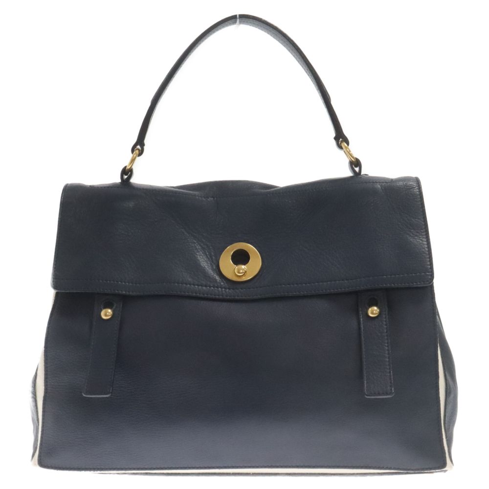 イヴサンローラン ミューズトゥ ネイビー YVES SAINT LAURENT (イヴ  