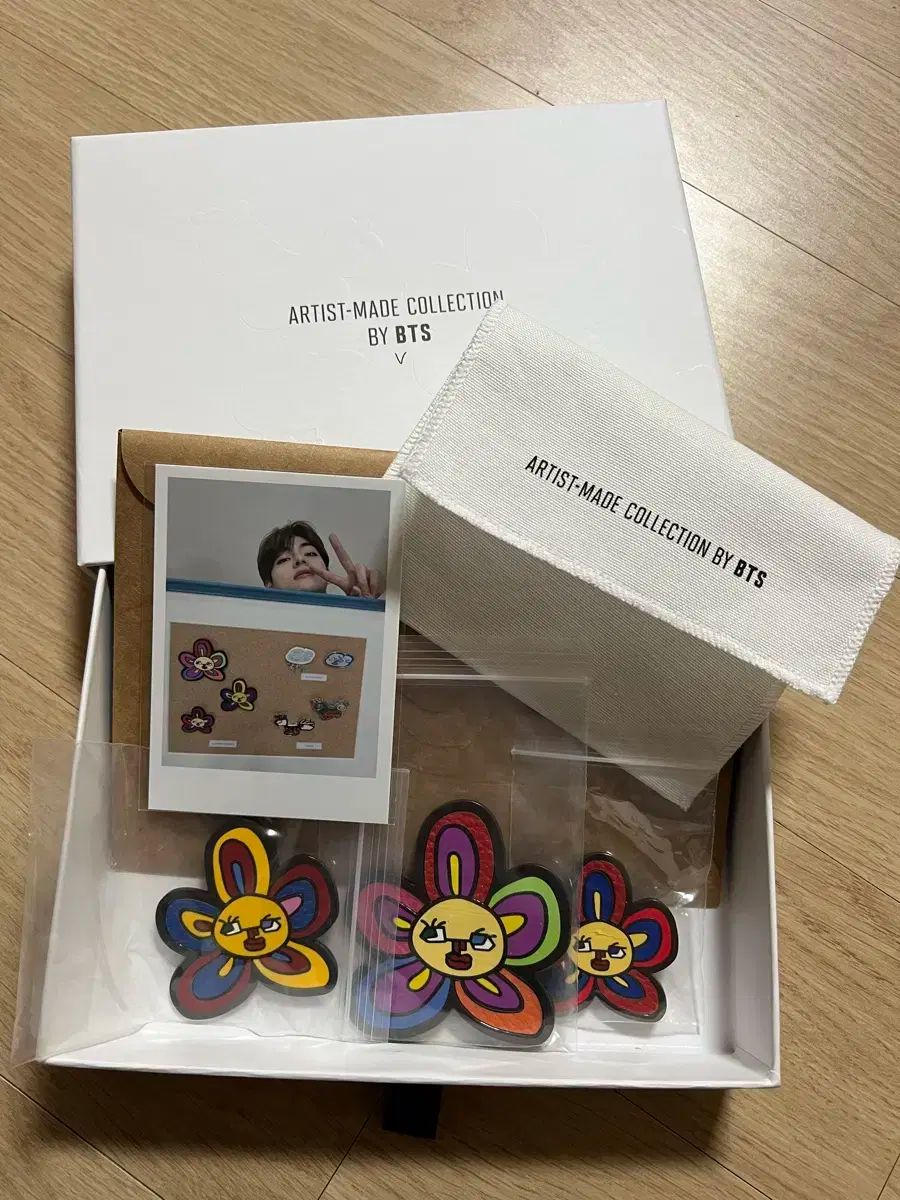 BTS ブローチ セット flower フラワー V テテ テヒョン 公式 BTS V