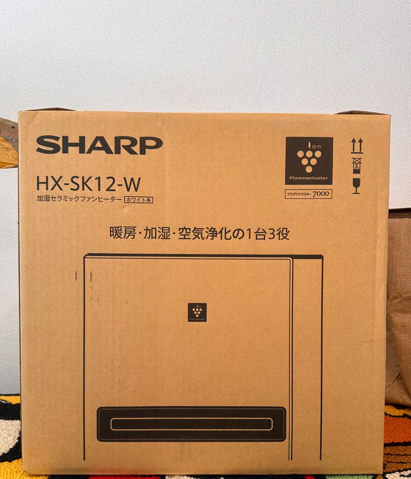 製シャーププラズマクラスター加湿セラミックファンヒーター