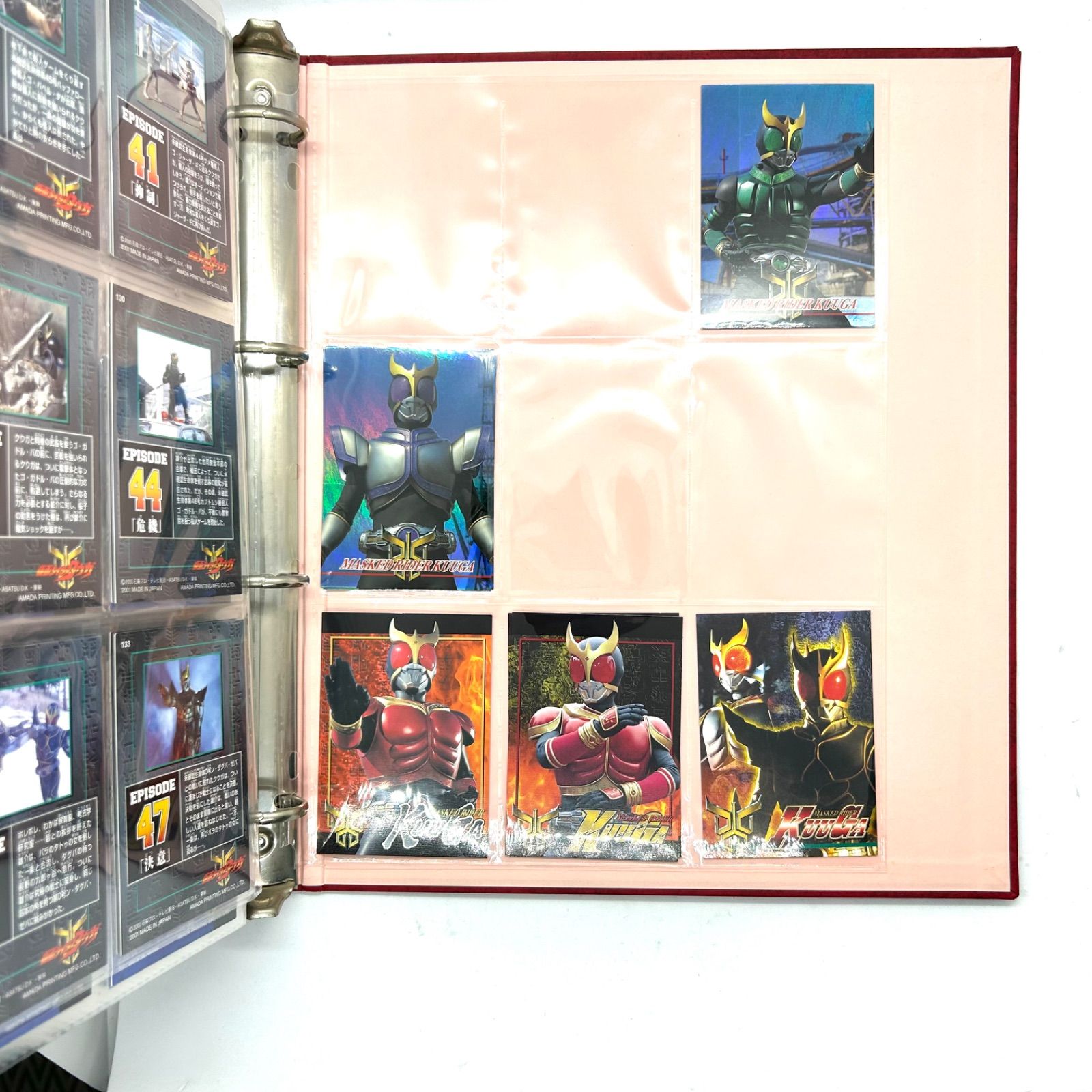 BANDAI - 祝25周年　仮面ライダークウガDVD全14巻特典カードホルダー　カード多数 祝25周年 仮面ライダークウガDVD全14巻特典カードホルダー