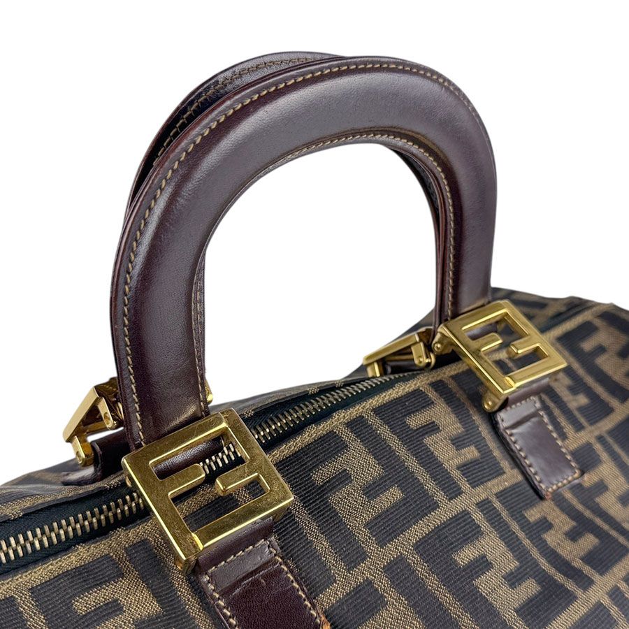 フェンディ FENDI ハンドバッグ ボストンバッグ ズッカ - メルカリ