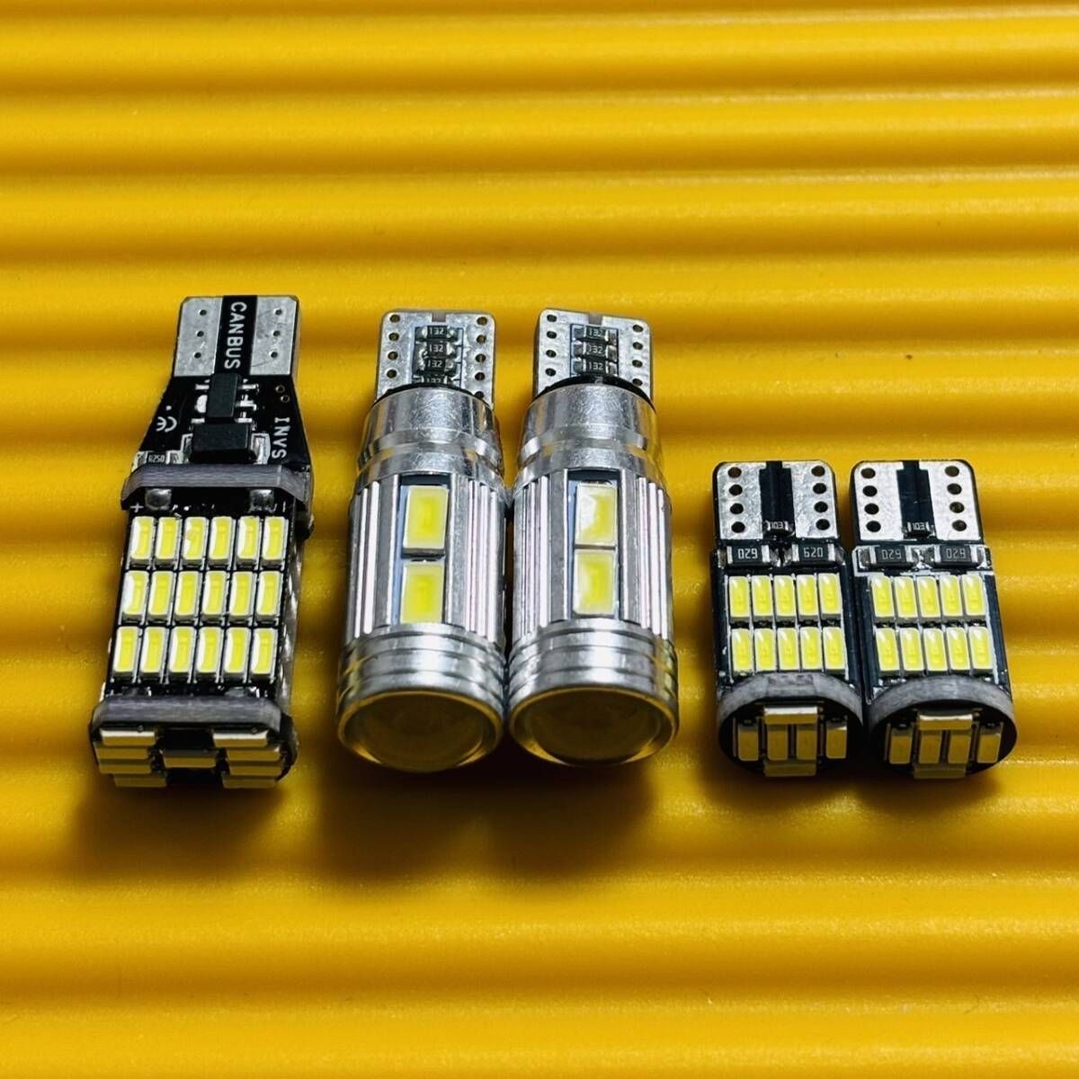 お得セット◇超爆光！DA63T キャリイトラック T10 LED ルームランプ バックランプ ナンバー灯 5点 セット ホワイト スズキ パーツ  カー用品 アクセサリー 車検対応