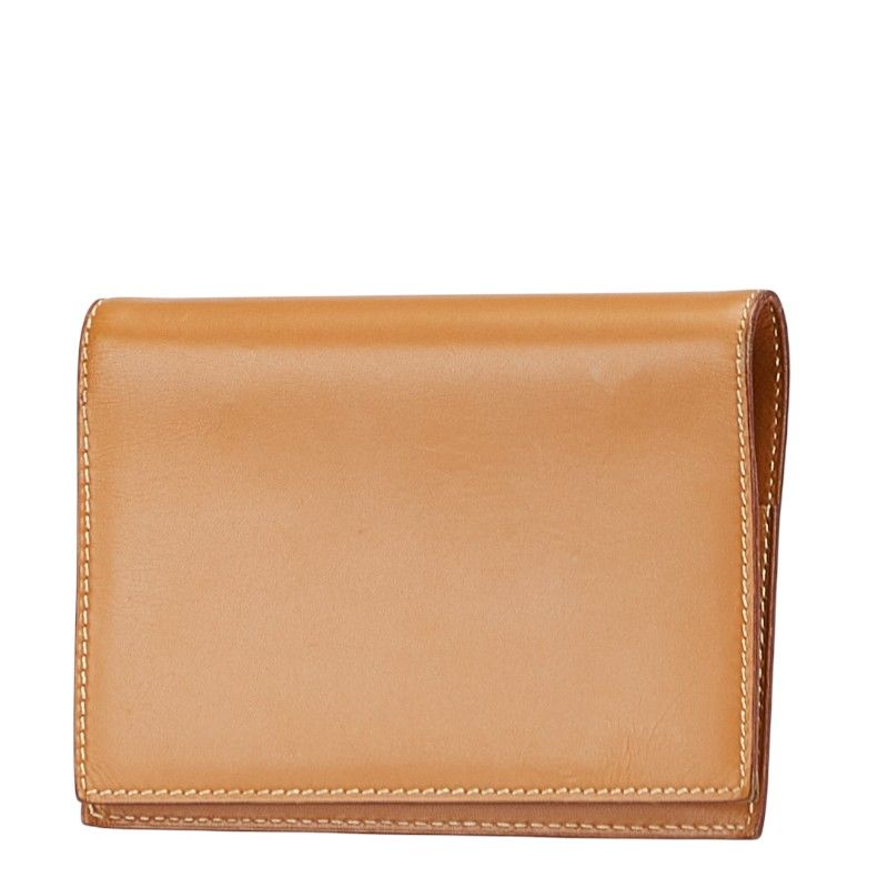 エルメス アジェンダGM ゴールド ブラウン ボックスカーフ レディース HERMES 1-0231720