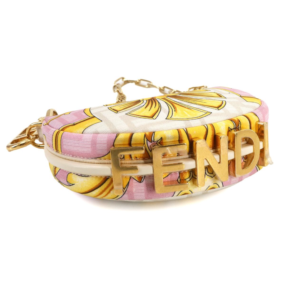 FENDI ナノフェンディグラフィ ナノ フェンディグラフィ レザー ホワイト | Fendi