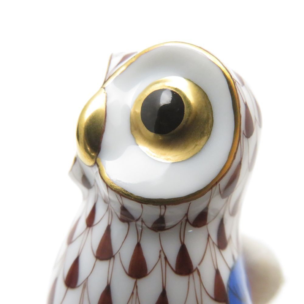 メソポタミア　フクロウ 未使用 Herend ヘレンド 世界のふくろう メソポタミアのふくろう