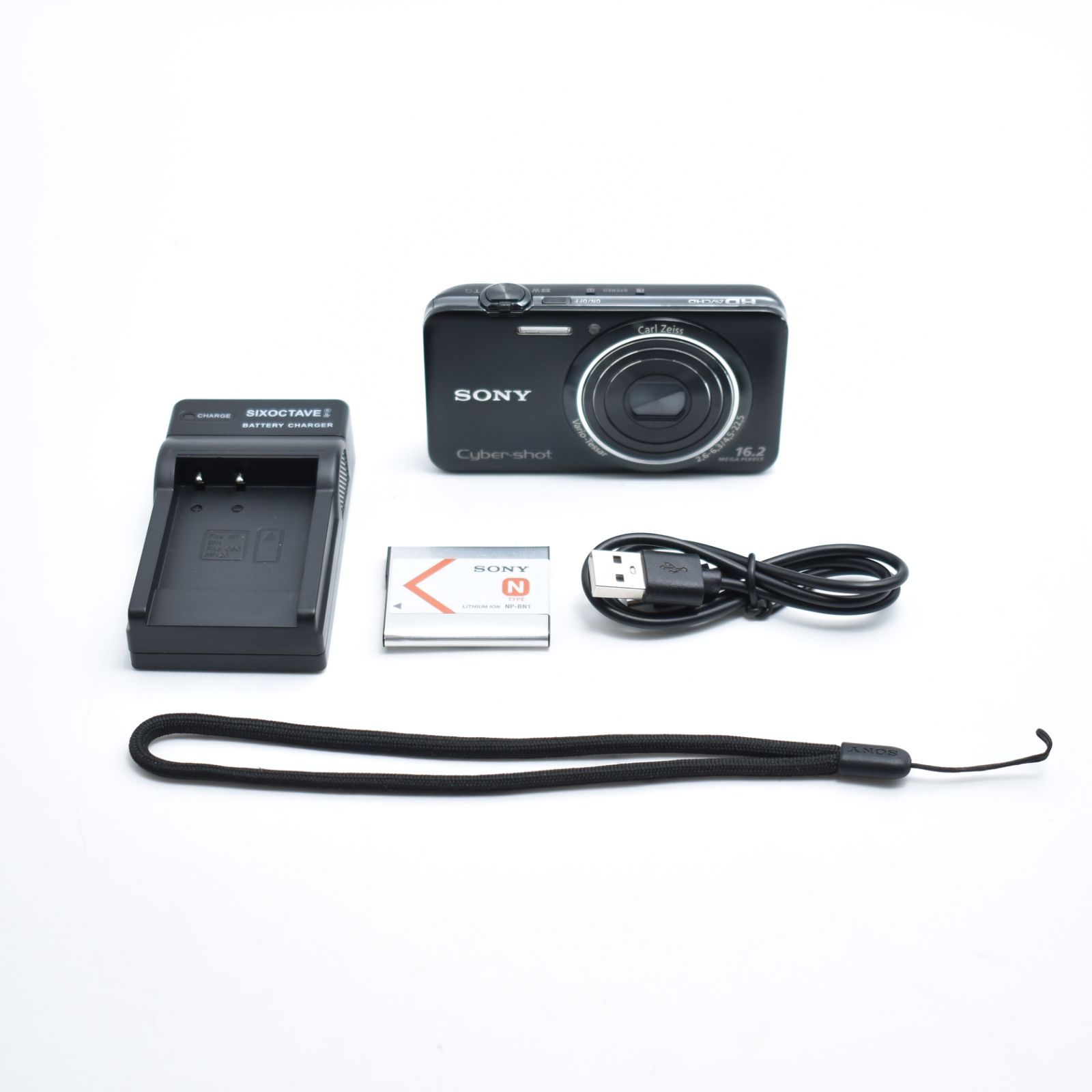 B 9437 SONY デジタルカメラ Cyber-Shot サイバーショット WX7 1620万画素CMOS 光学ｘ5 ブラック DSC-WX7|B