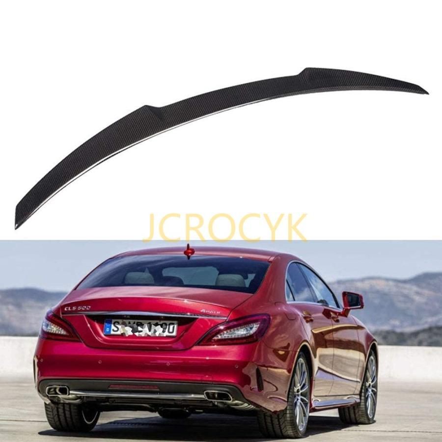 カーボンファイバートランクウィング メルセデスベンツウィングCLSクラスW218C218セダン2012-2018Cls250 Cls350 Cls3