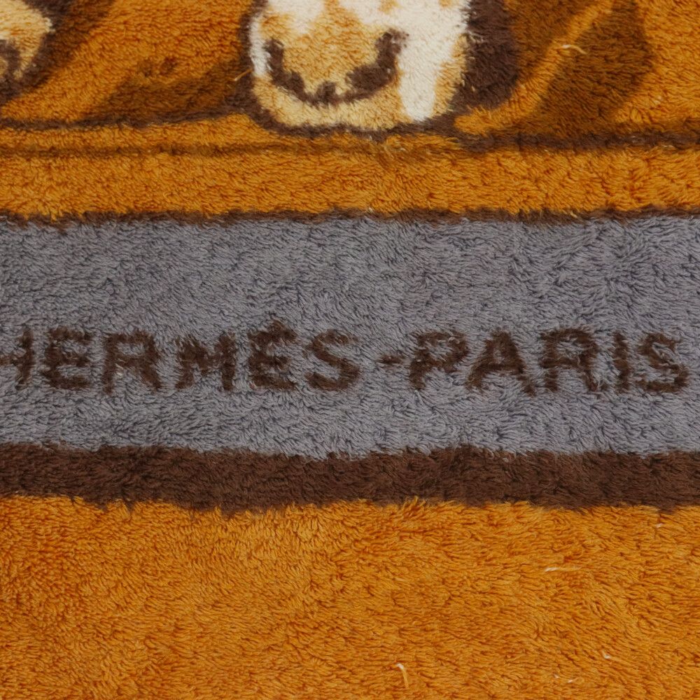 HERMES】エルメスバスマットビーチタオルエルメスカラー