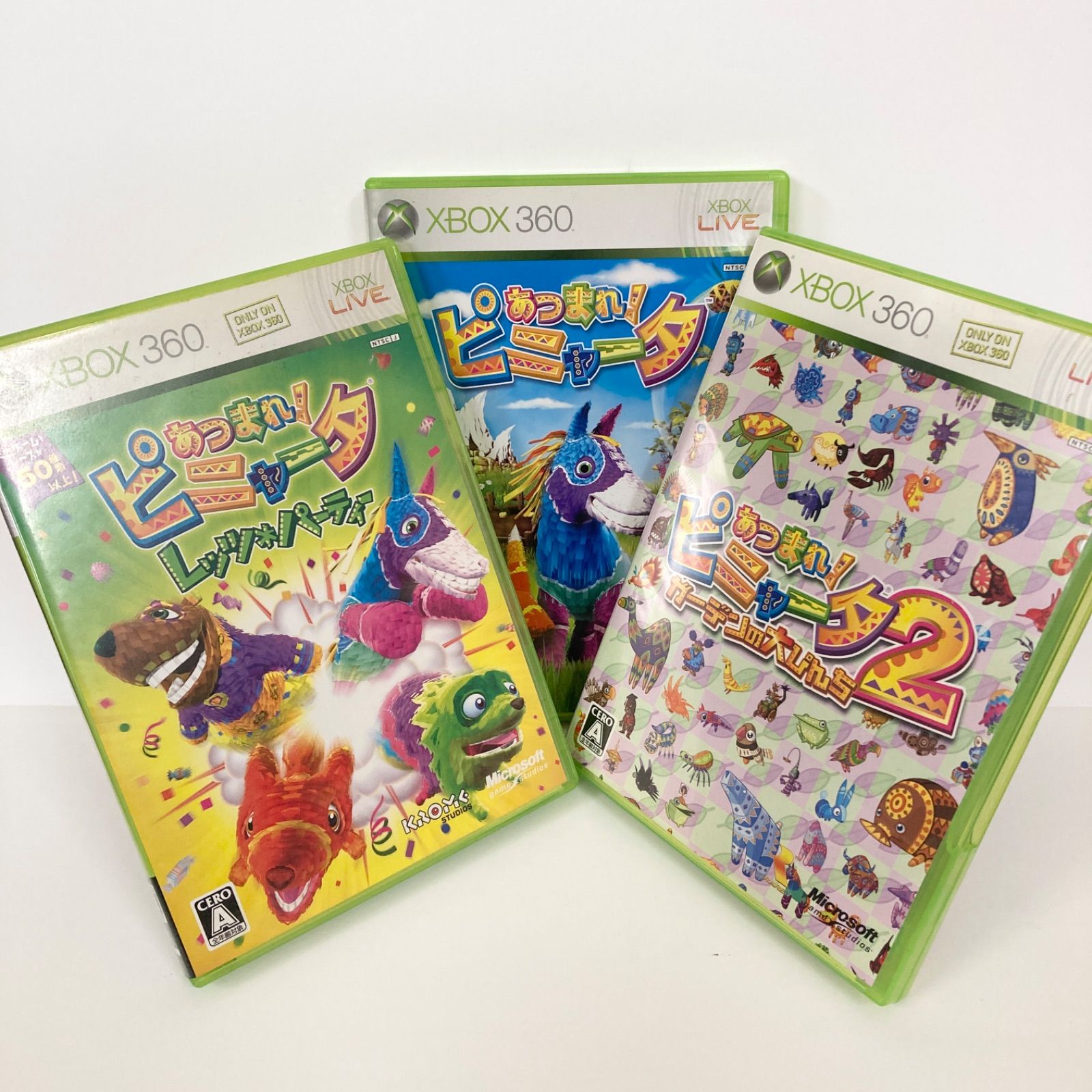 Xbox360 あつまれ! ピニャータ 3枚セット - TOGO GAMES - メルカリ