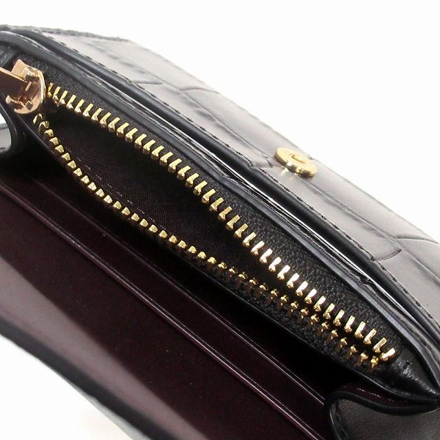 【未使用に近い】COACH ショルダーウォレット　馬車　アニマル　ボルドー COACH - 【未使用に近い】COACH ショルダーウォレット 馬車
