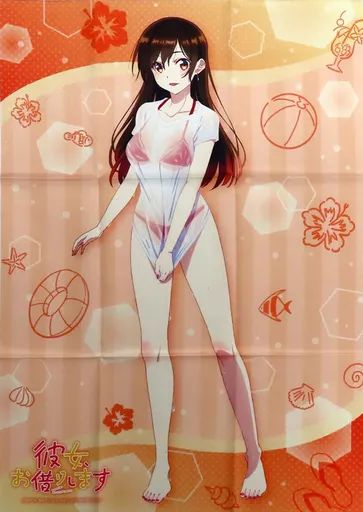 彼女お借りします DMMスクラッチ 布ポスター 水原千鶴（彼女、お