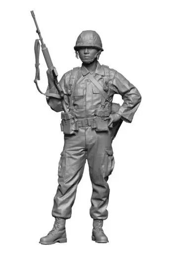 プラモデル　1/16 現用 韓国陸軍(ROKA)歩兵 歩哨に立つ衛兵 1990年代 レジンキャストキット [HS16030] 1/16 現用 韓国陸軍(ROKA)歩兵 軽装の下士官 1990年代【HS16028