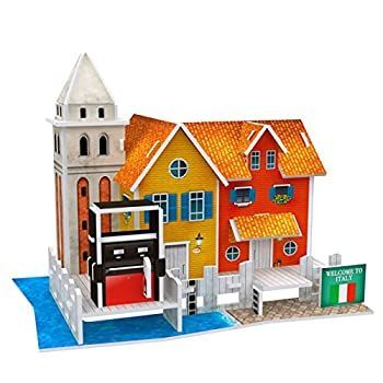 【中古】(非常に良い)CubicFun 3D Puzzle Italy - Wharf