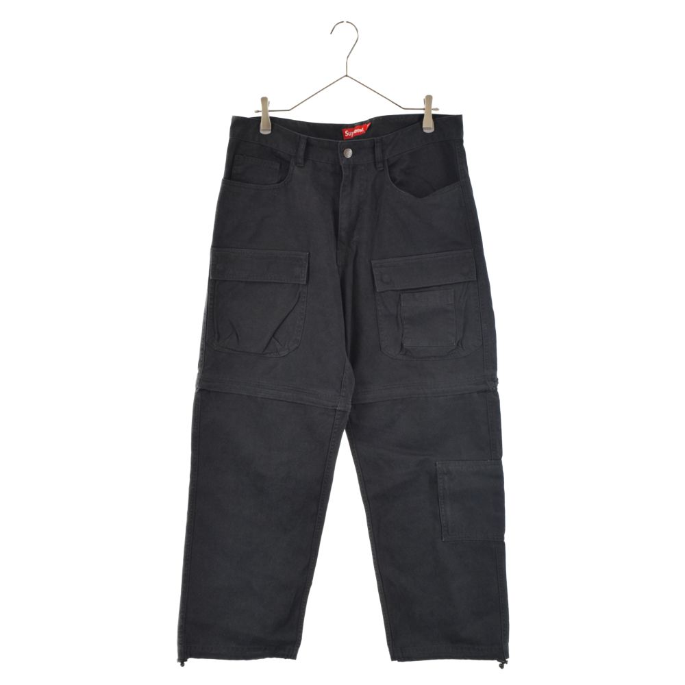 SUPREME (シュプリーム) 21AW Zip-Off Utility Pant ジップオフ ユーティリティパンツ ブラック - メルカリ