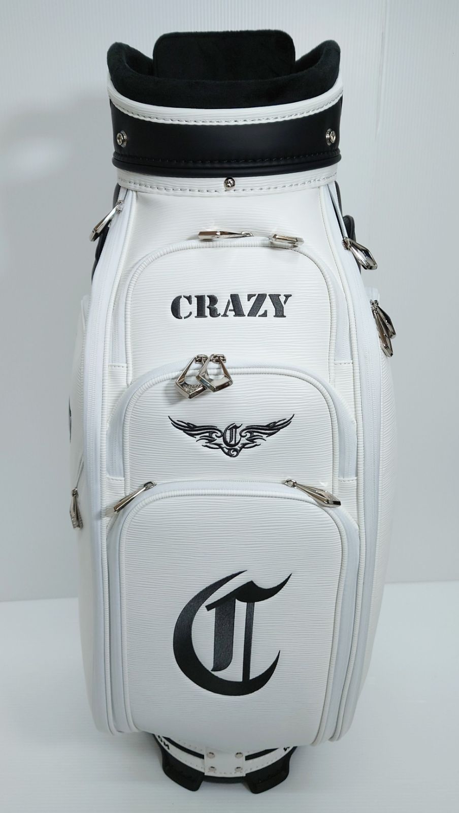 CRAZY クレイジー、キャディバッグ ホワイト【新品】 - メルカリ
