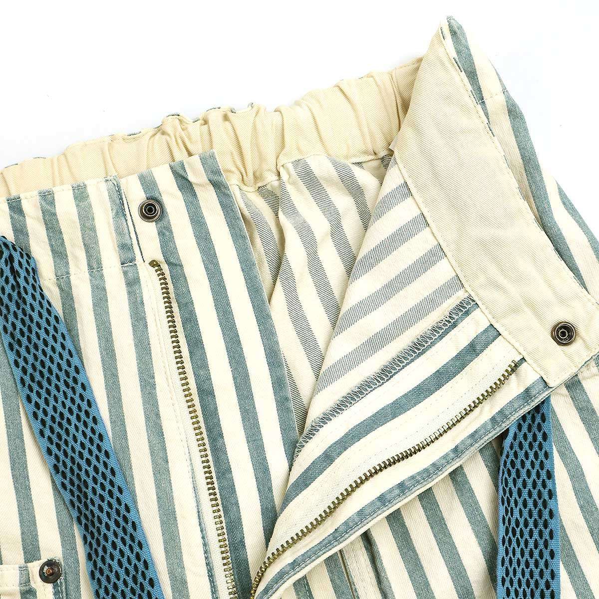 KAPITAL キャピタル French HICKOREE Stripe W-Knee EASY Baggy
