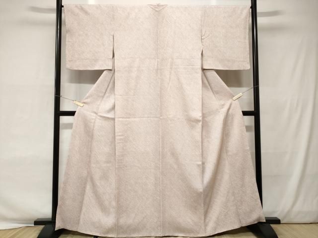 平和屋着物■上質な小紋　舞花文　暈し染め　正絹　逸品　未使用　AAAJ3115Agk 平和屋着物□上質な小紋 絞り 流水舞花文 暈し染め 正絹 逸品