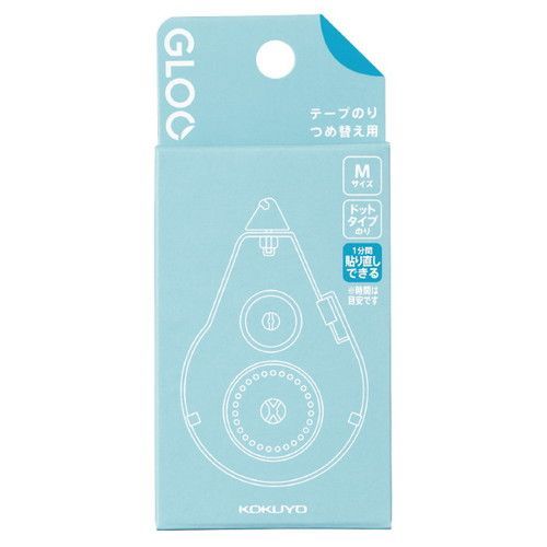 まとめ コクヨ テープのり グルー 詰め替え 貼り直しできる Mサイズ ﾀG402-08 ×20セット