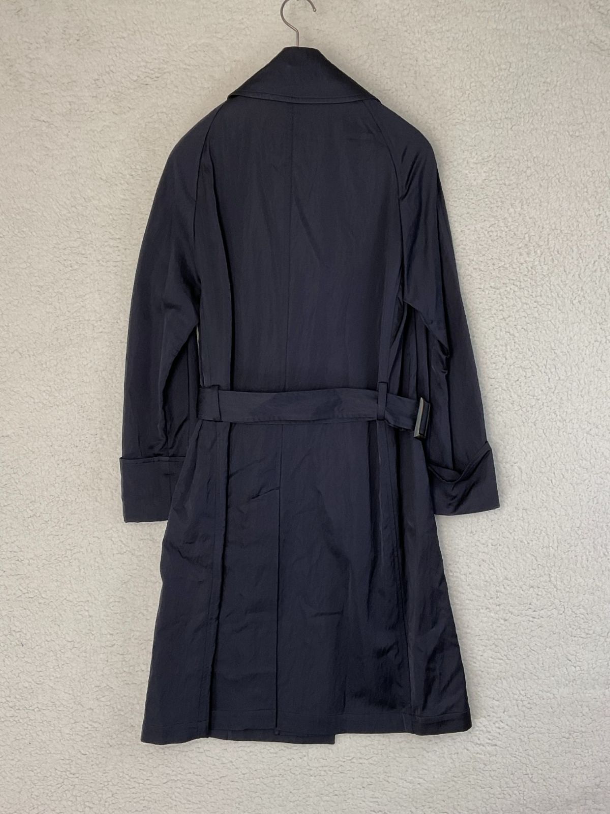 ★新品/定価11万★ AKM ベルテッドコート ダークネイビー M 未使用 AKM M ダークネイビー ベルテッドコート 【公式通販】