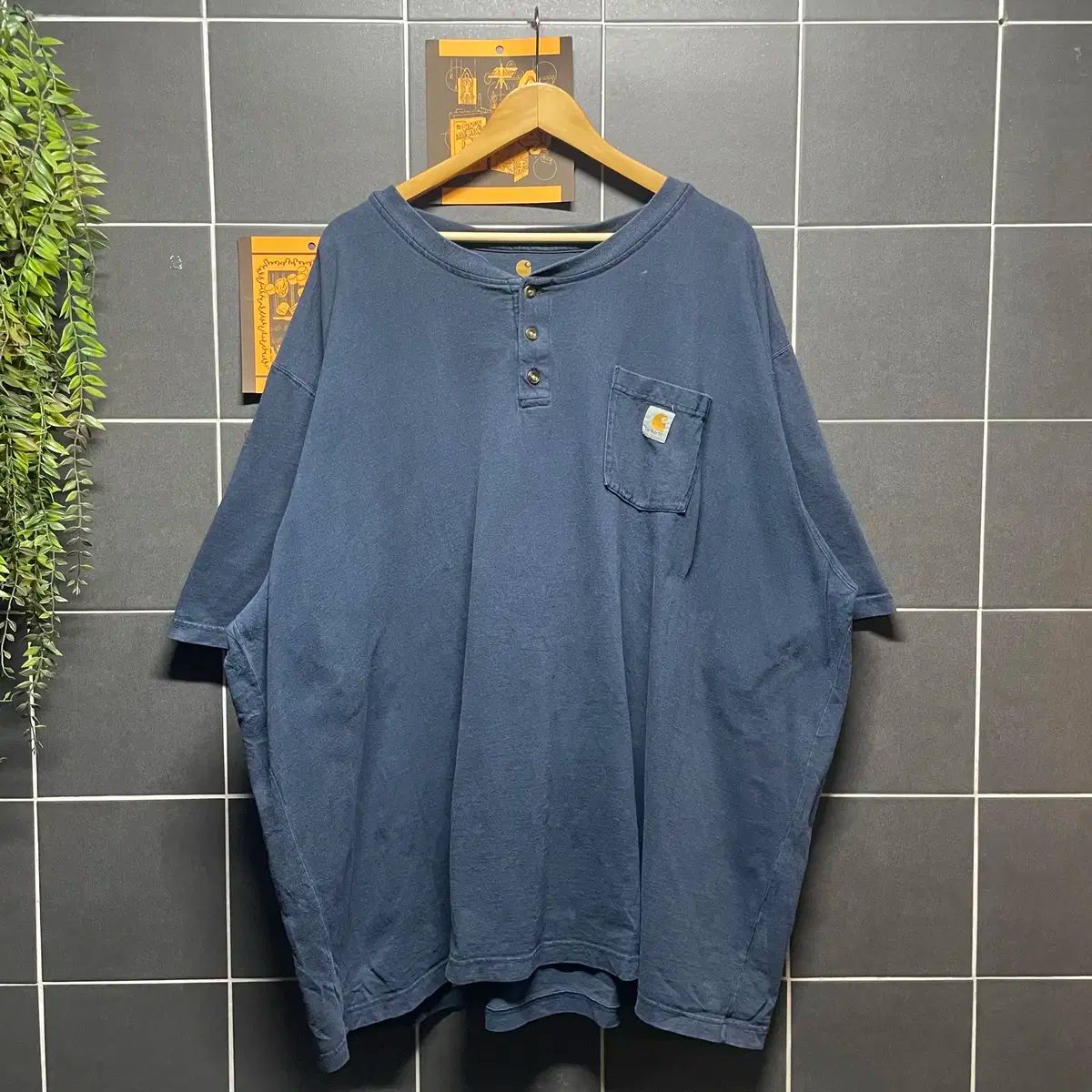 Carhartt Carhartt(カーハート) ヘンリーネック 半袖 Tシャツ