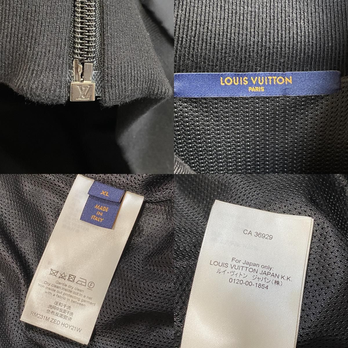 ルイ ヴィトン RM231M ZED H0Y21W ラインロゴトラックジャケット ルイ ヴィトン RM231M ZED H0Y21W ラインロゴトラックジャケット