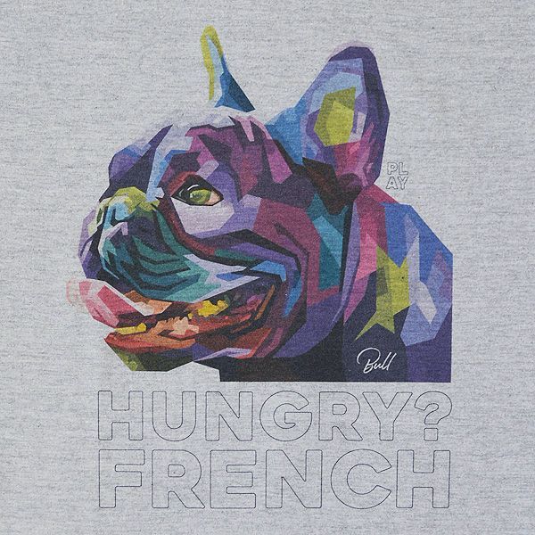 covas graphic 長袖Tシャツ・メンズ＆レディース ”Fブルドッグ
