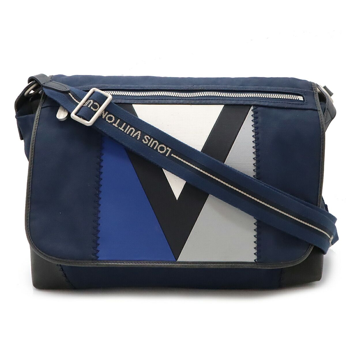 ルイヴィトン ショルダーバッグ タイガ リポーターPM グリーン レザー