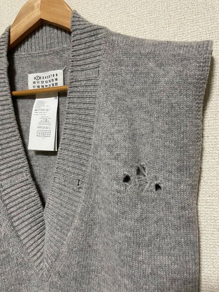 メゾンマルジェラ　ダメージ加工　ベスト Maison Margiela メゾンマルジェラ 1ライン ダメージ加工 ダバード