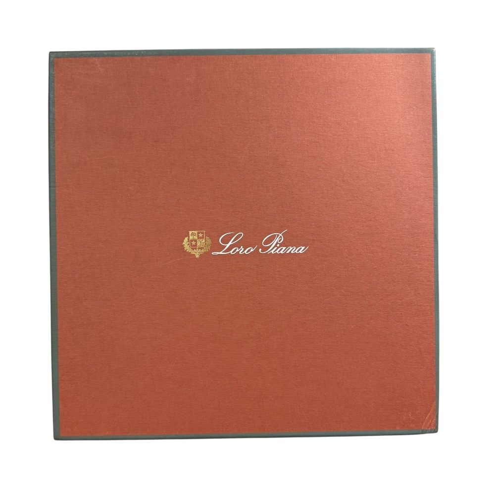 良品 Loro Piana ロロピアーナ カシミヤシルク 大判スカーフ レッド  
