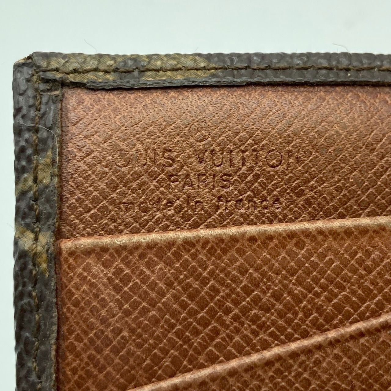 鑑定済　ルイヴィトン モノグラム ポルトモネ ビエ カルトクレディ 財布 W LOUIS VUITTON ルイヴィトン ポルトモネビエカルトクレディ W