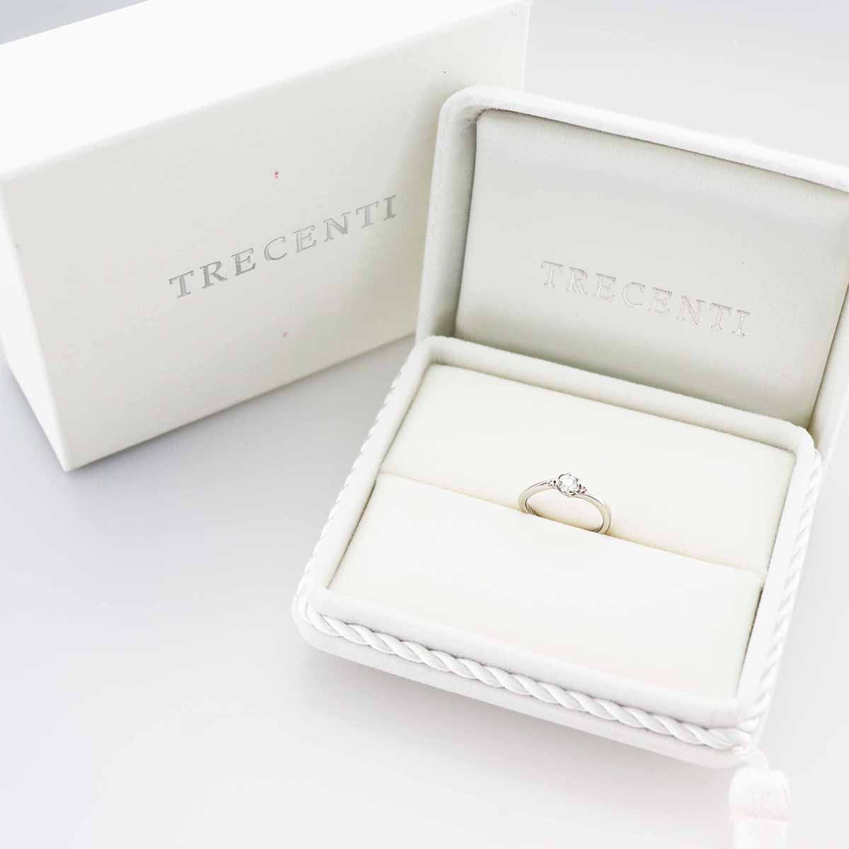 TRECENTI トレセンテ フローラ ダイヤモンド(0.21ct) 2Pサイドピンク  