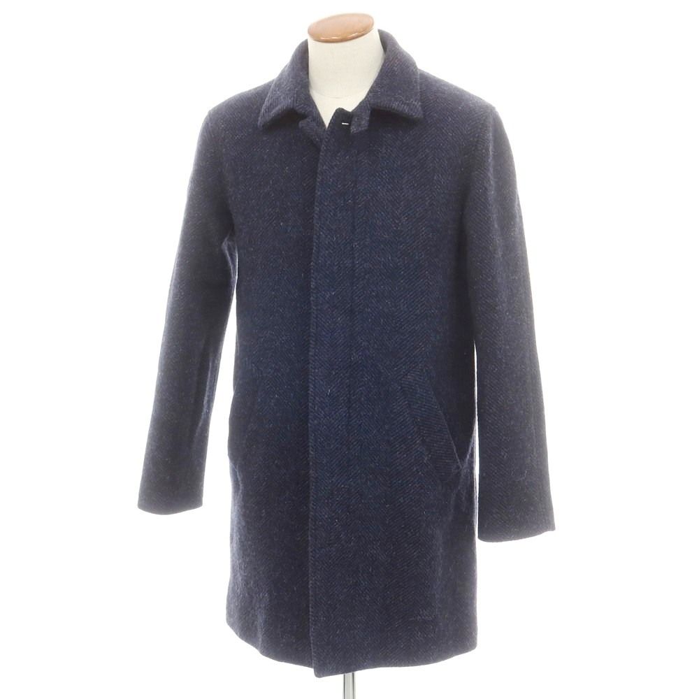 A.P.C.　ヘリンボーン　イングランド製　ウール　ステンカラーコート　S A.P.C. ヘリンボーン イングランド製 ウール ステンカラーコート S