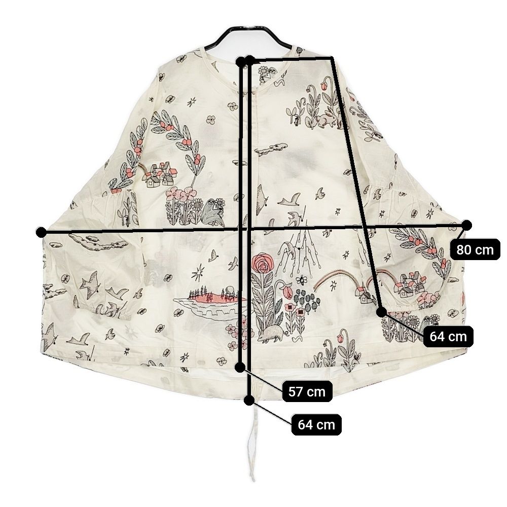 マーブルシュッド　レインボーブラウス　ベージュ 2025 Spring&Summer | marble SUD(マーブルシュッド)公式通販