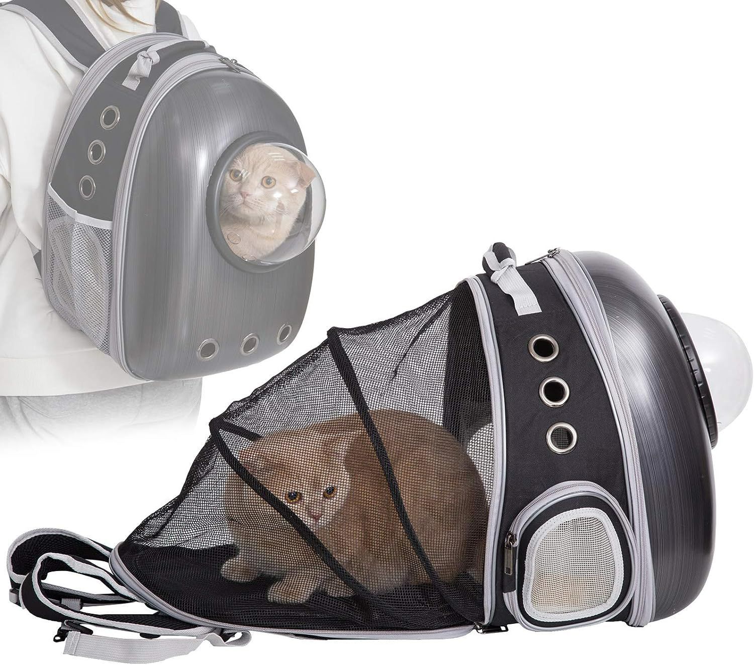 【美品】キャリー　犬猫　お出かけ　キャリーリュック　inside dog cat 美品】キャリー犬猫お出かけキャリーリュックinside dog cat