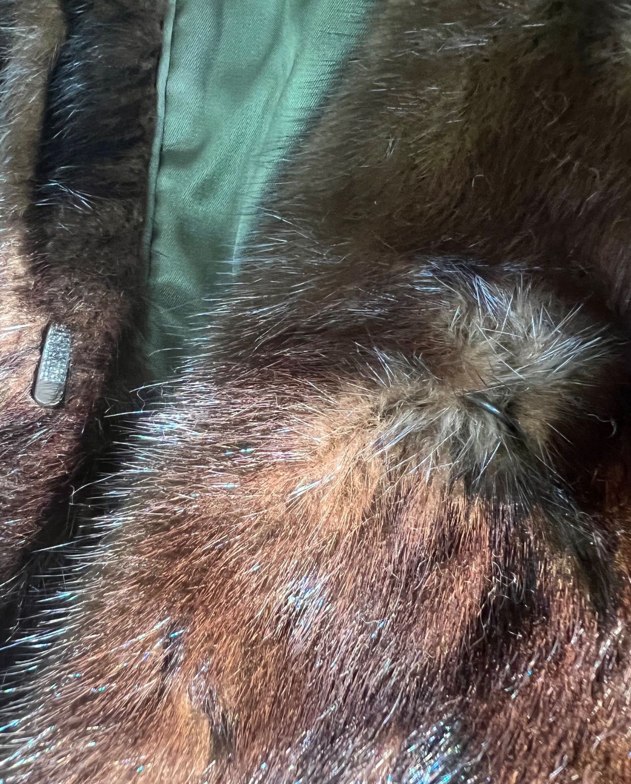 ミンクコート SAFURON 11号 Lサイズ SAFURON ミンクファーコート 11 ブラウン ビッグサイズ 毛皮 Y2K