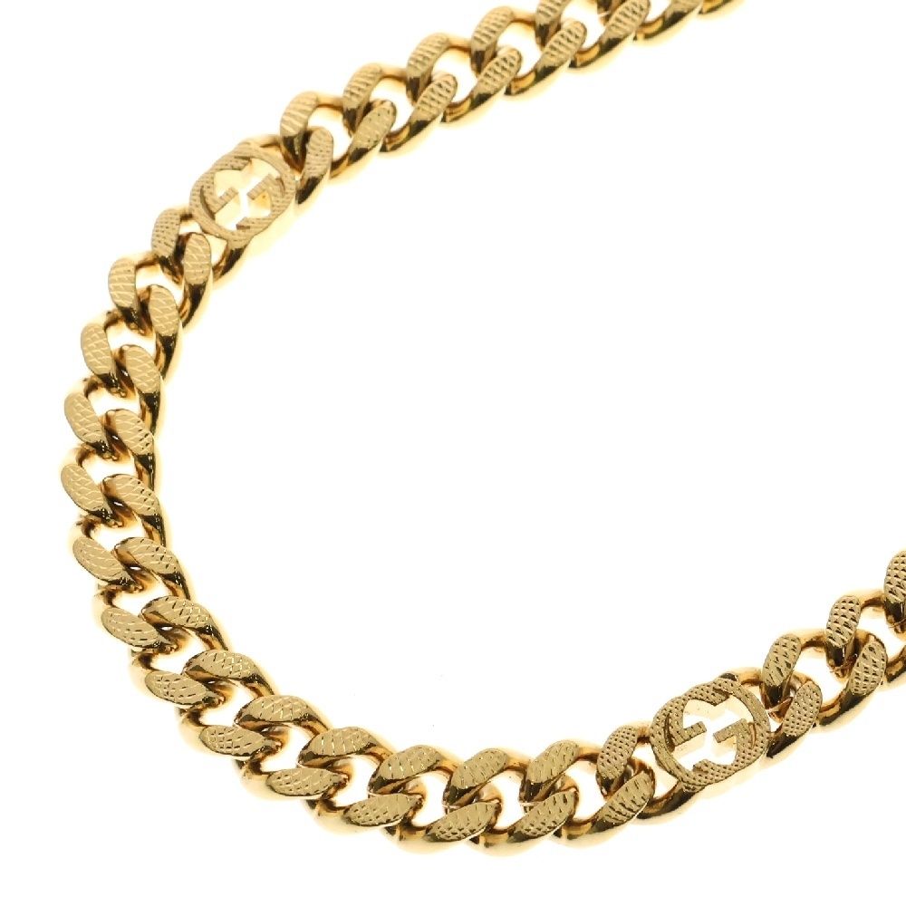GUCCI グッチ チェーンネックレス インターロッキングG 675766