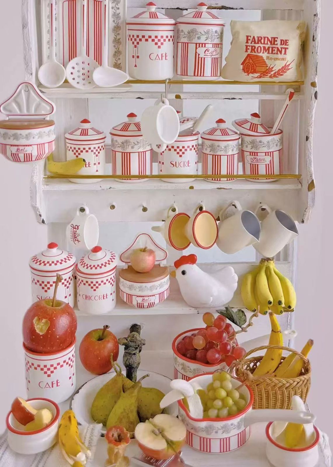 ミニチュア 1/6スケール 西洋雑貨 キッチン雑貨セット limited edition