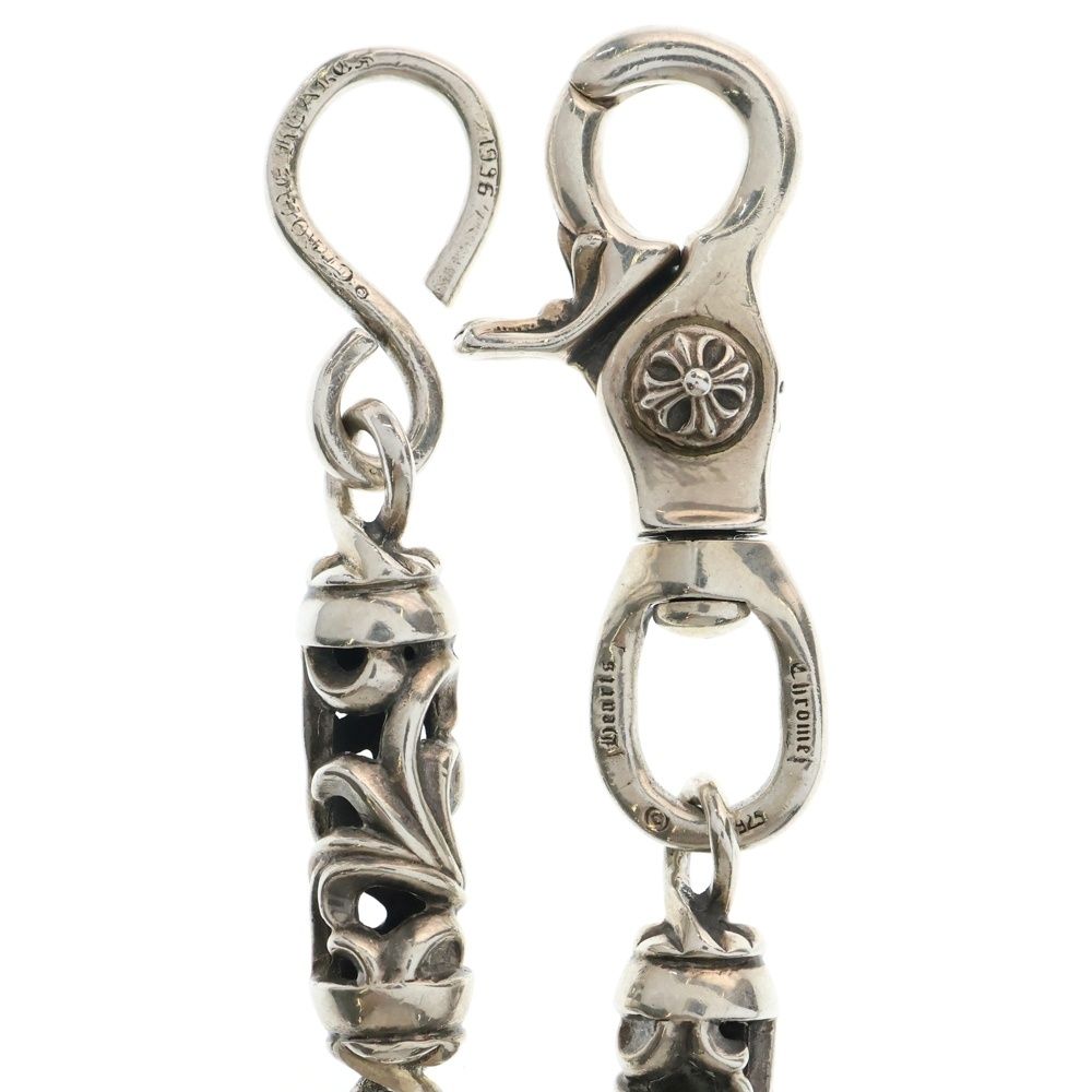 【美品】クロムハーツ 9LINKローラーウォレットチェーン　ロング クロムハーツケルティックローラーウォレットチェーン9リンク2