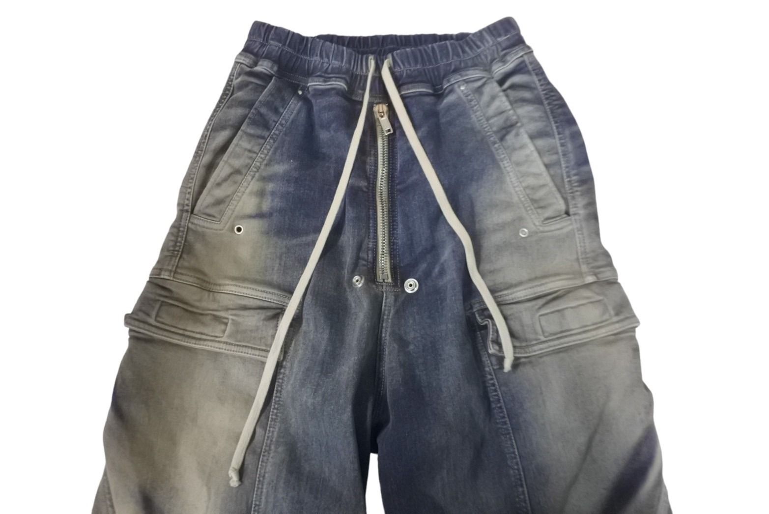 極美品Rick Owens DRKSHDW ダブルカーゴジャンボベラデニムパンツ 極美品 Rick Owens DRKSHDW リックオウエンス 23SS DOUBLE CARGO JUMBO