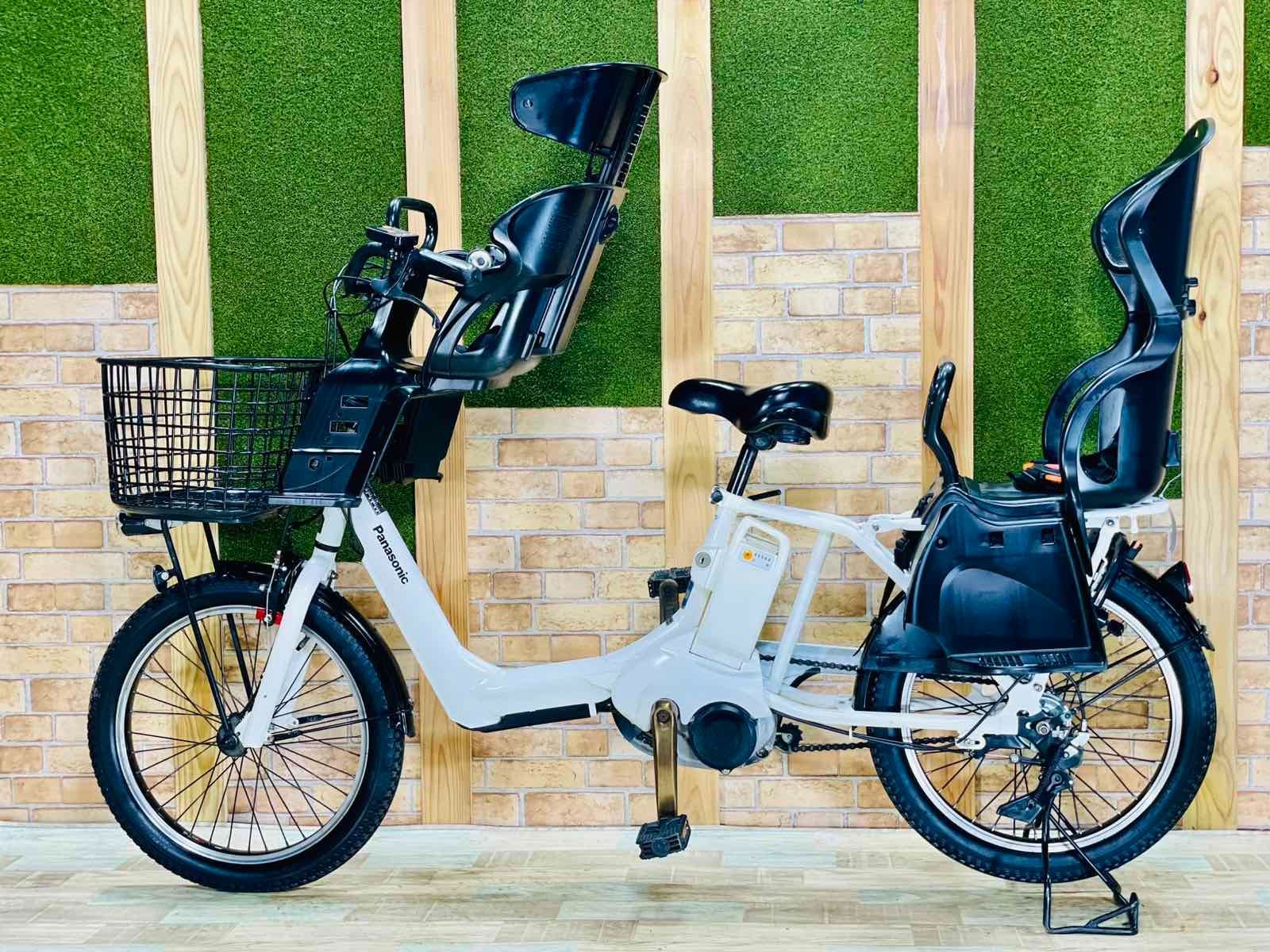 超特価！2018年ギュット⭐️12AHパナソニック子供乗せ電動自転車Y1593 超特価！ギュット⭐️12AHパナソニック子供乗せ電動アシスト自転車