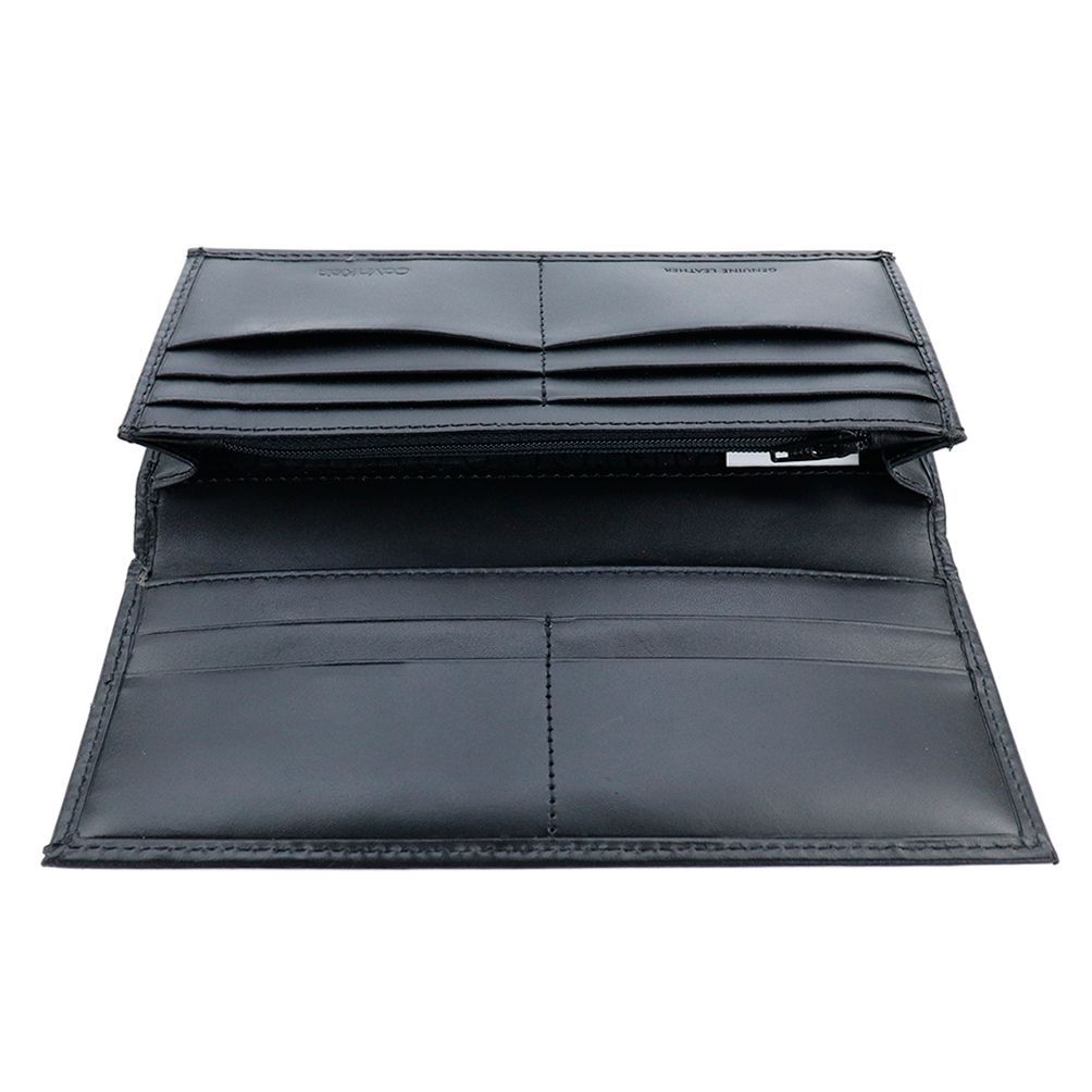 【未使用品】CK  カルバンクライン長財布ブルー×ブラック Calvin Klein カルバンクライン 財布 長財布 二つ折り CK