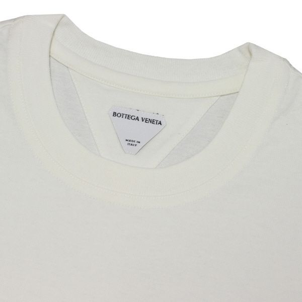 ボッテガ・ヴェネタ BOTTEGA VENETA メンズ 長袖Tシャツ【アイボリー