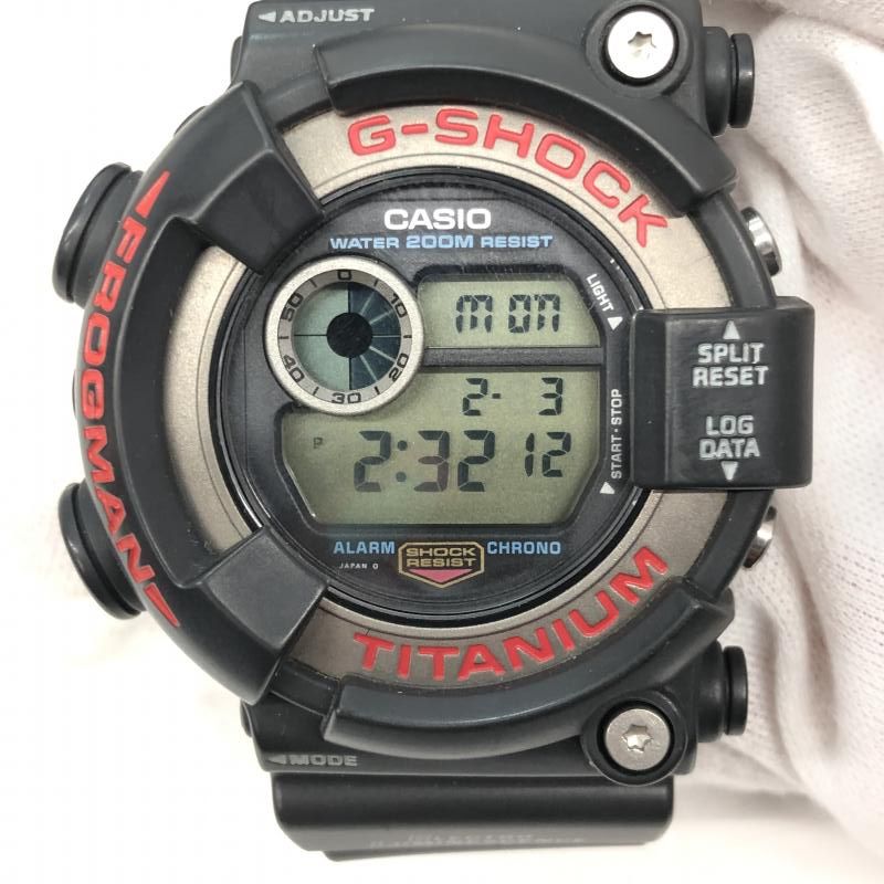 【中古】G-SHOCK DW-8200-1A 2代目 FROGMAN CASIO ジージョック フロッグマン[66]