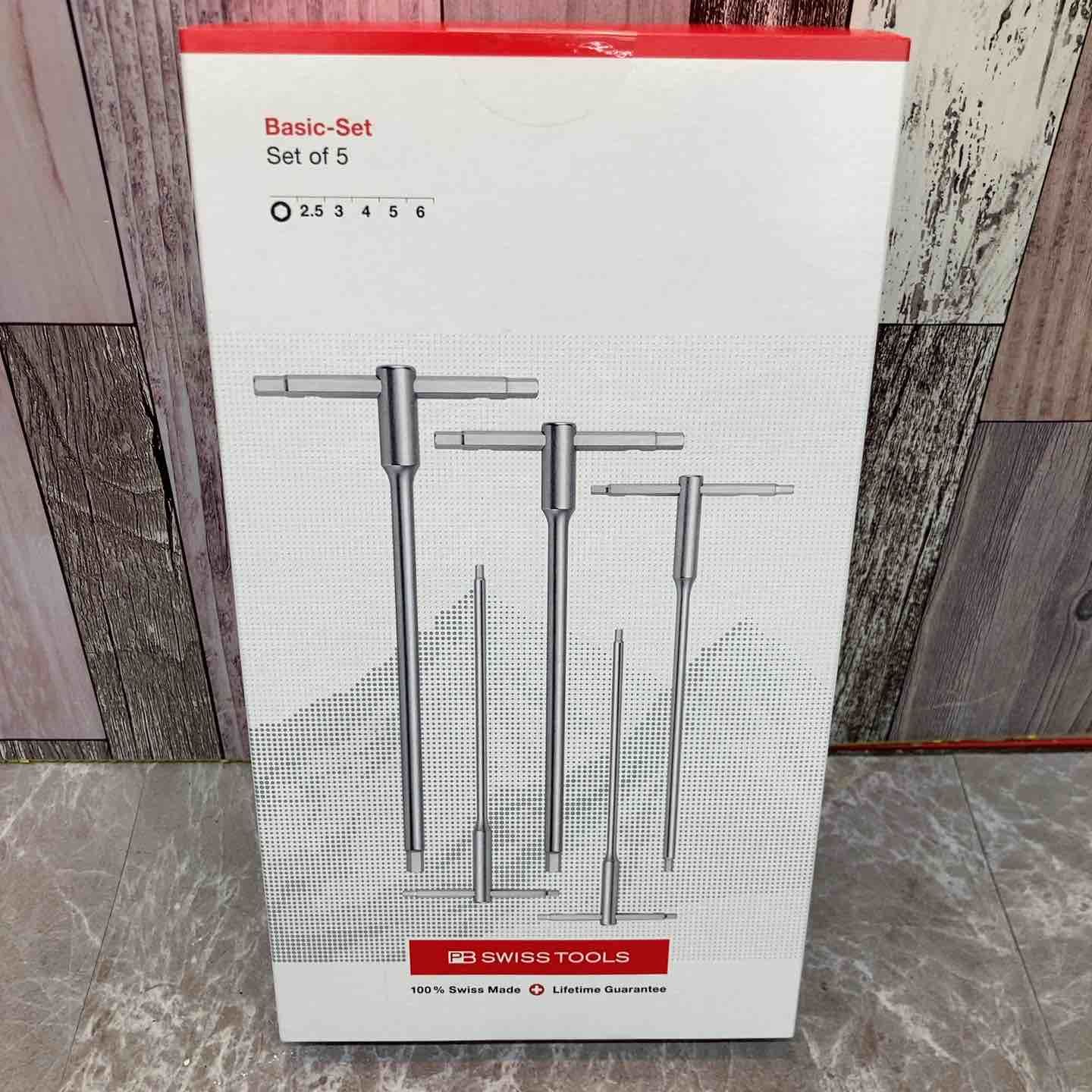 PB スイスツール スライド式 六角レンチセット BOX 5個組 1204.SET6CBB 八潮店
